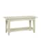 Alaterre Furniture Shaker Cottage Bench with Shelf, Sand ASCA03SA - alternate 1